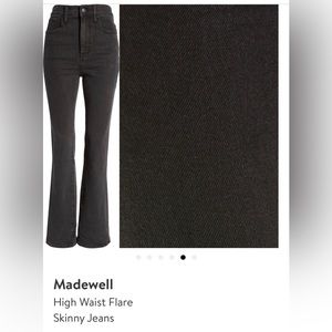Madewell skinny flare jeans